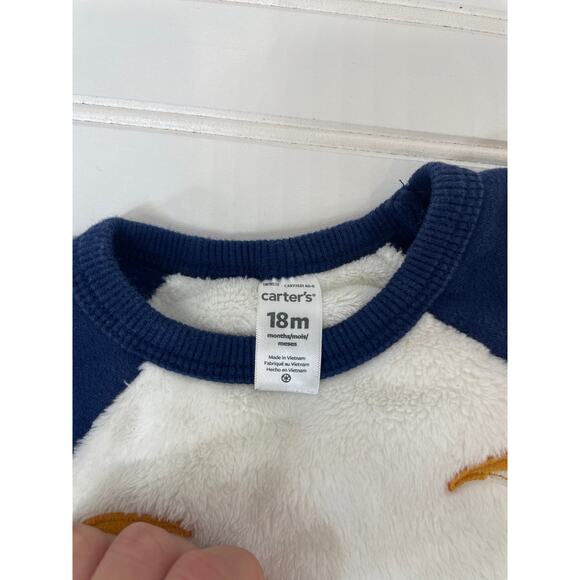 Levi’s Carter’s Raglan Sweater Full Zip Hoodie Shirt & Tee Bundle Size 18 MO - Picture 3 of 8